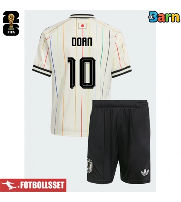 Japan Ritsu Doan #10 Bortatröja Barn VM 2026 Kortärmad (+ Korta byxor)